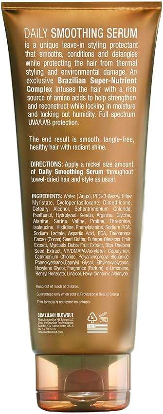 BRAZILIAN BLOWOUT Acai Daily Smoothing Serum, 8 oz - Image 2
