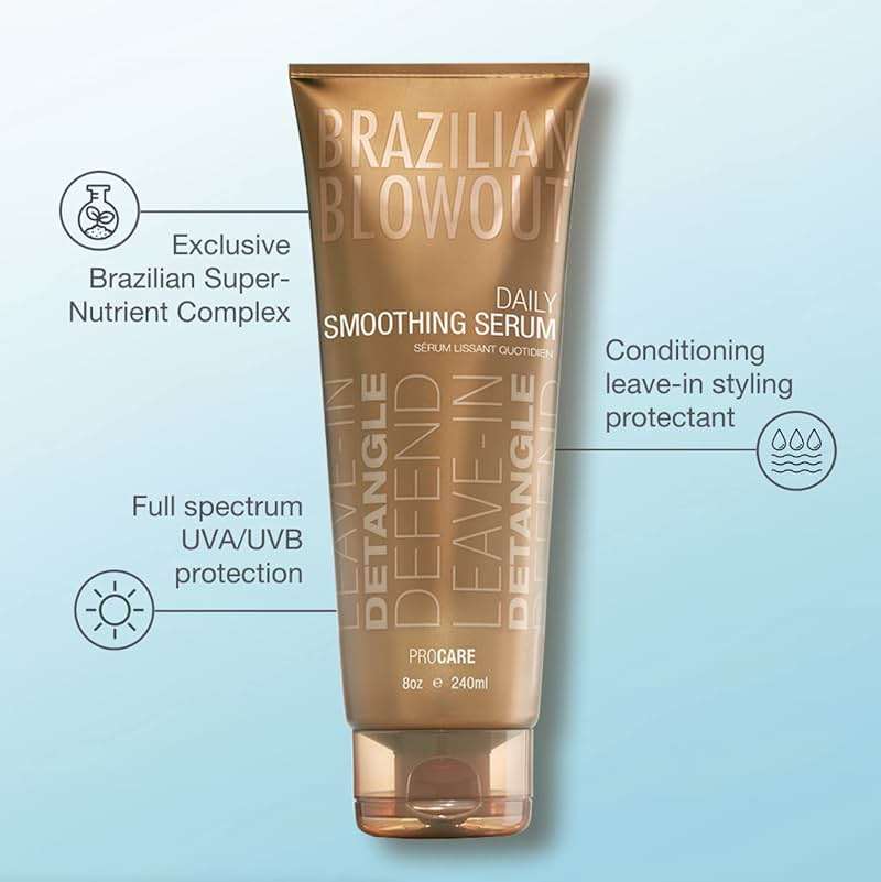 BRAZILIAN BLOWOUT Acai Daily Smoothing Serum, 8 oz - Image 3
