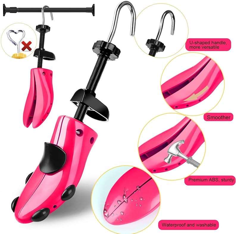 eachway Shoe Stretcher Shoe Trees,Adjustable Length & Width for Men and Women（For Women's 5.5-10 - Image 2