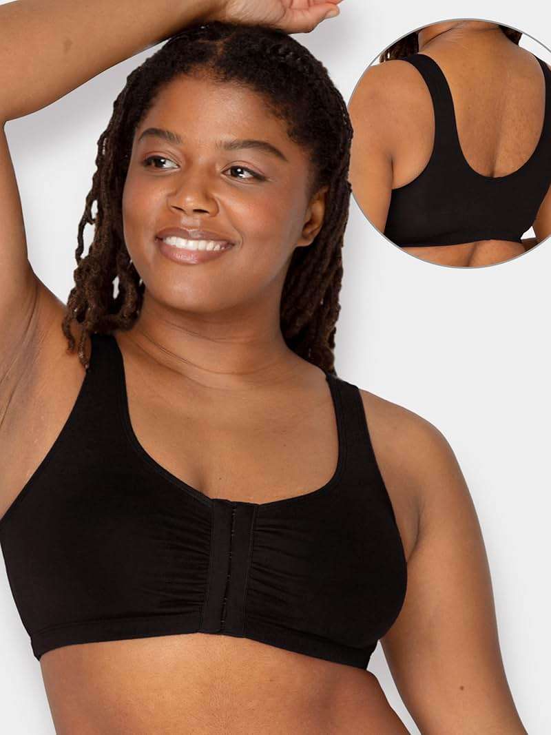 Fruit of the Loom Women's Multi-Pack Front Close Sports Bra - Image 4
