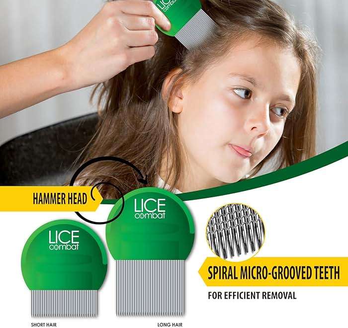 Lice Treatment Kit | Shampoo, Repellent Leave-in Cream & Two Combs | Super Lice & Nits | Repels & Prevents | Pesticide Free | 100% Natural | Tea Tree + Coconut Oil+ Aloe Vera. - Image 5