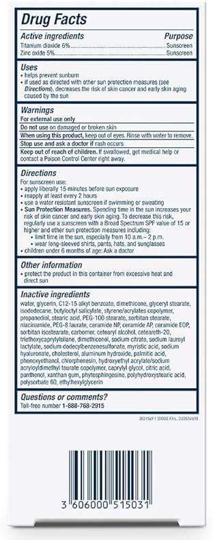 CeraVe 100% Mineral Sunscreen SPF 30, Face sunscreen With Zinc Oxide & Titanium Dioxide, Hyaluronic Acid + Niacinamide + Ceramides, Oil Free, Travel Size 2.5 oz - Image 15