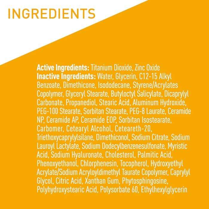 CeraVe 100% Mineral Sunscreen SPF 50 with Zinc Oxide & Titanium Dioxide, Hyaluronic Acid & Ceramides, Oil Free & Non-Greasy, Hydrating Mineral Sunscreen For Body, 5 oz - Image 7