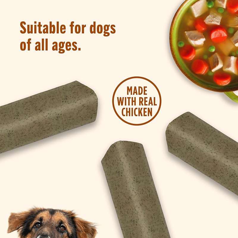 Nutrish Soup Bones Premium Dog Chews with Real Chicken and Veggies, 11 Chews, Packaging May Vary (Rachael Ray) - Image 7