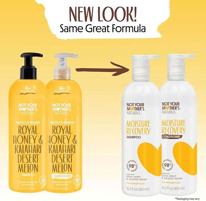 Not Your Mother's Naturals Protect & Nourish Shampoo & Conditioner Set - 15.2 fl oz - Sulfate-Free Hair Products - Royal Honey & Kalahari Desert Melon - Image 2