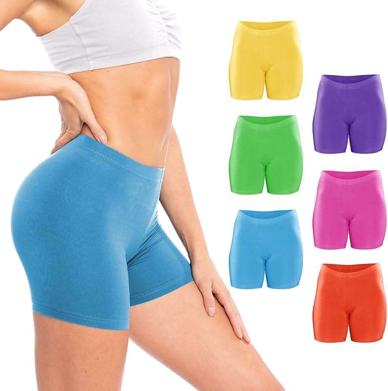 Sexy Basics Women's Cotton Stretch Boyshort Boxer Briefs | Light Weight Undershort Trunks | Multi Packs & Colors - Image 1
