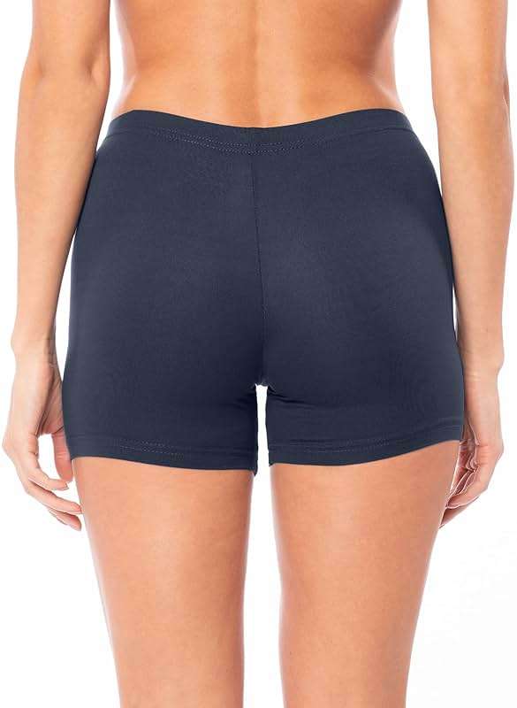 Sexy Basics Women's Cotton Stretch Boyshort Boxer Briefs | Light Weight Undershort Trunks | Multi Packs & Colors - Image 4