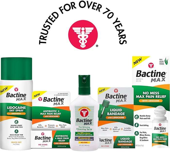 Bactine Max Pain Relieving Antiseptic Spray with Lidocaine, First Aid Pain + Itch Relief, No-Sting, Kills 99% of Germs*, 5oz - Image 6