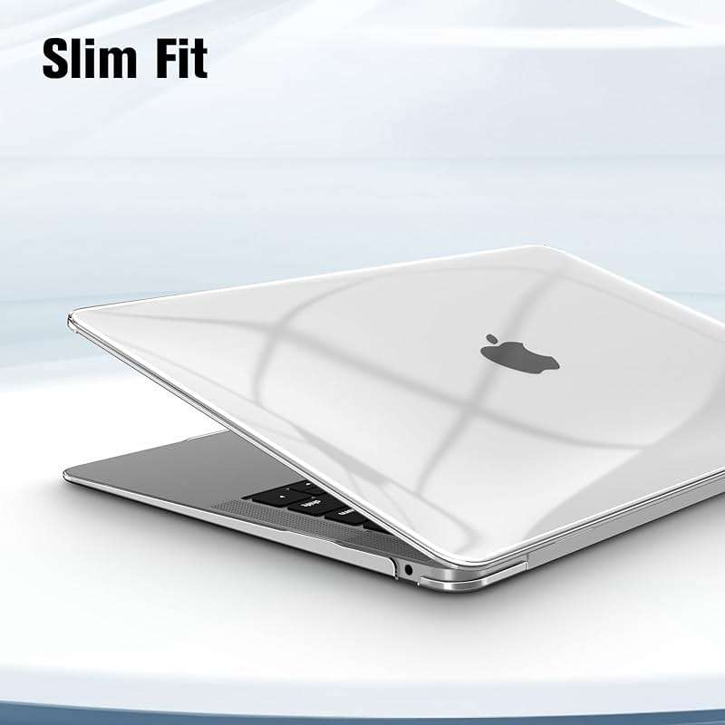 Fintie Case for MacBook Air 13 Inch A2337 (M1) / A2179 / A1932 (2022 2021 2020 2019 2018 Release) - Snap On Hard Shell Case Cover for MacBook Air 13 Retina Display with Touch ID (Crystal Clear) - Image 5