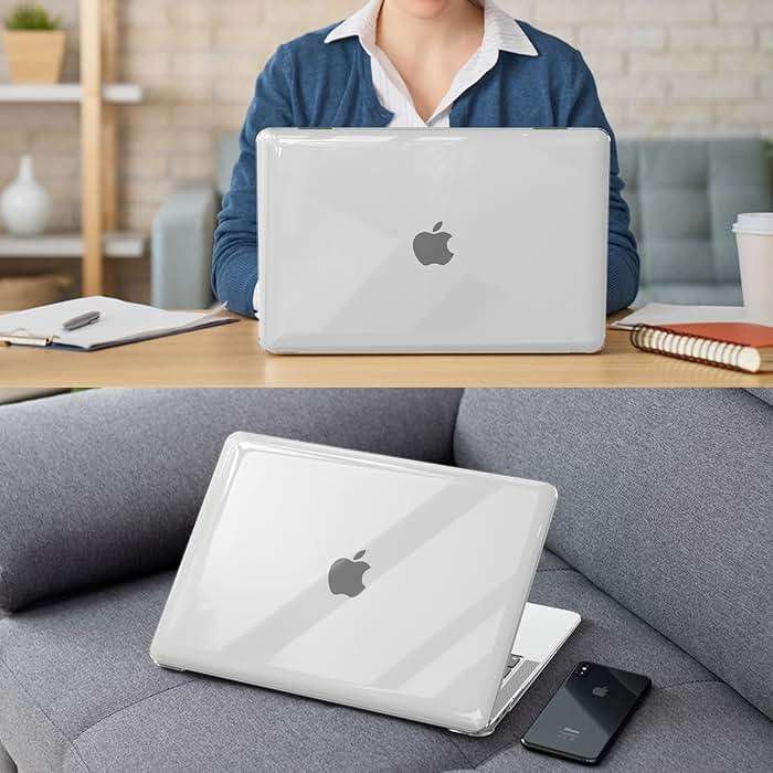 Fintie Case for MacBook Air 13 Inch A2337 (M1) / A2179 / A1932 (2022 2021 2020 2019 2018 Release) - Snap On Hard Shell Case Cover for MacBook Air 13 Retina Display with Touch ID (Crystal Clear) - Image 8