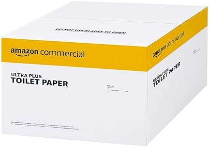 AmazonCommercial 2-Ply Ultra Plus Individually Wrapped Toilet Paper, White, Septic Safe, Compatible with Standard Dispensers, 400 Sheets per Roll (24 Rolls), 4.1 x 3.6 Sheet - Image 6