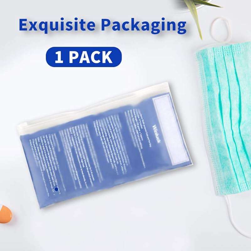 Gel Ice Packs for Injuries- Adjustable Wrap for Pain Relief Ice Pack+Heat Pack ， Non-Toxic Smooth Reusable, Support Rehabilitation, Flexible Therapy - Shoulder, Back, Knee, Neck, Ankle, Jaw & More, - Image 6