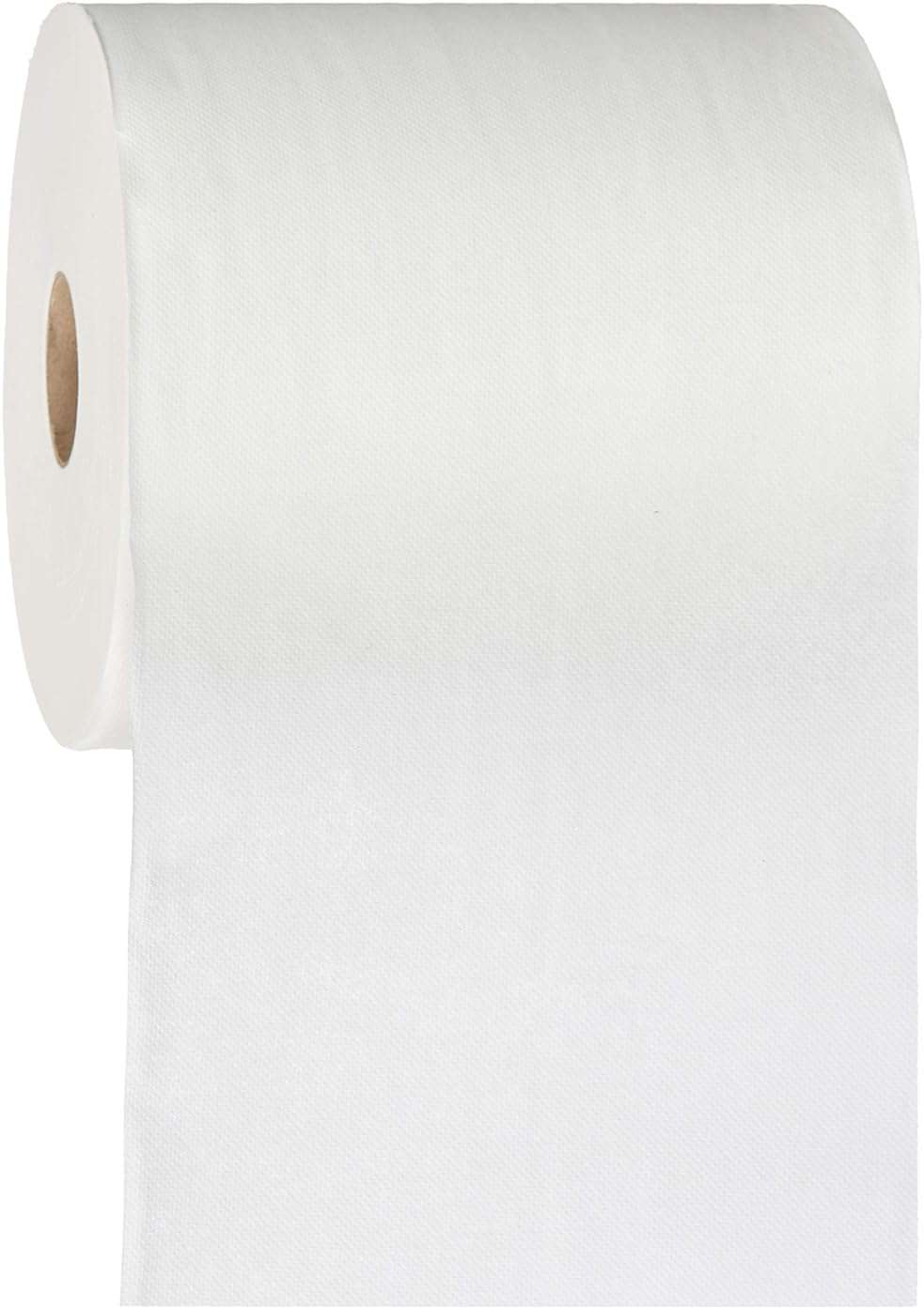 Amazon Basics 1-Ply White Hardwound Paper Towels | Bulk | High Capacity Roll | Compatible with Universal Dispensers | FSC Certified | 800 feet per Roll (6 Rolls) (Previously AmazonCommercial) - Image 2