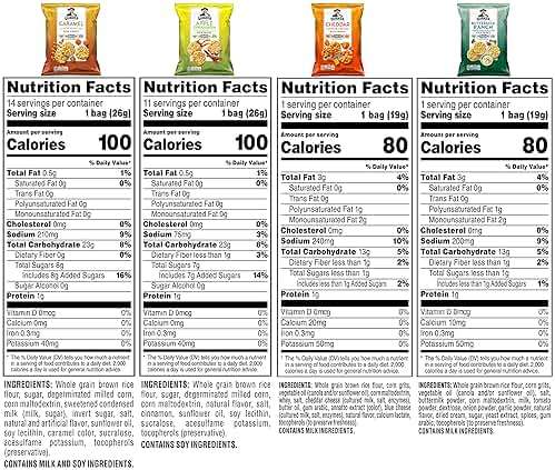 Quaker Rice Crisps, Gluten Free, 4 Flavor Sweet and Savory Variety Mix, Single Serve, 30 count - Image 3