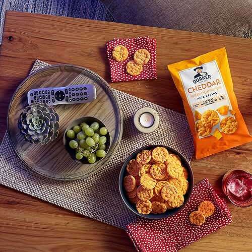 Quaker Rice Crisps, Gluten Free, 4 Flavor Sweet and Savory Variety Mix, Single Serve, 30 count - Image 7