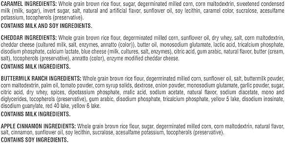 Quaker Rice Crisps, Gluten Free, 4 Flavor Sweet and Savory Variety Mix, Single Serve, 30 count - Image 8