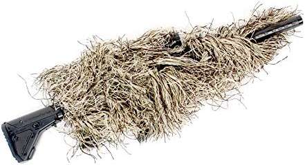 AUSCAMOTEK Ghillie Suit for Men Gilly Suit for Hunting Halloween Costume Airsoft Paintball Hood Rifle Wrap Included - Image 3