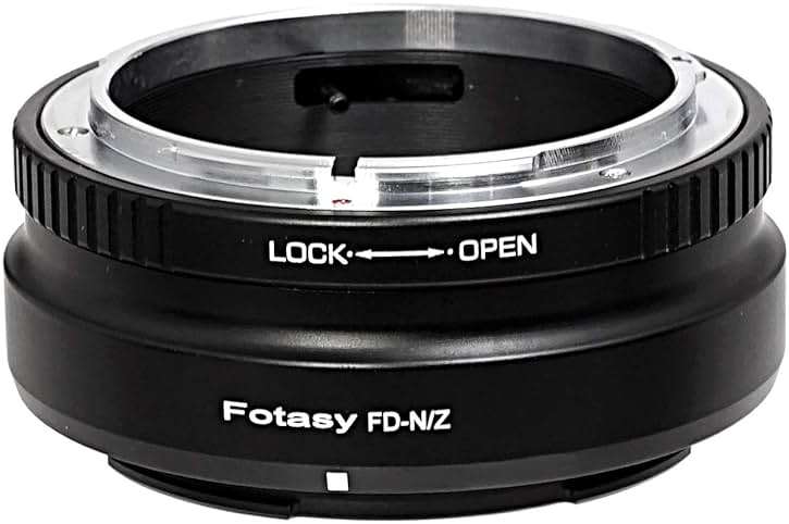 Fotasy Cannon FD Lens to Nikkor Z Mount Adapter, FD Z Adapter, Compatible with Canon FD FL Classic lense, Compatible with Nikon Z Mount Mirrorless Camera Z30 Z50 Z5 Z6 Z7 Z6II Z7II z fc Z9 - Image 1