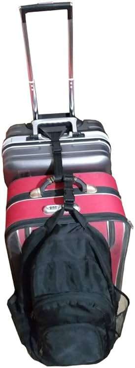 HDHYK 2 Pack Travel Accessories Luggage Straps - Add a Bag Suitcase Strap Belt(Black) - Image 5