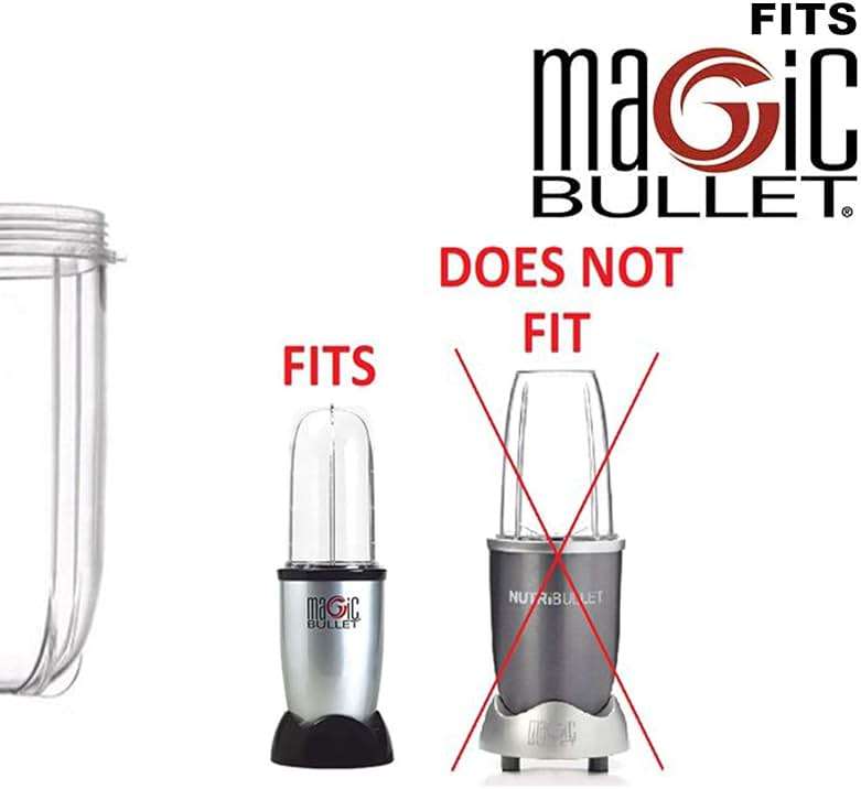 16oz Cups 6 Piece Set - 3 Replacement Cups WITH LIDS for Magic Bullet Blender LIDS INCLUDED - Image 5