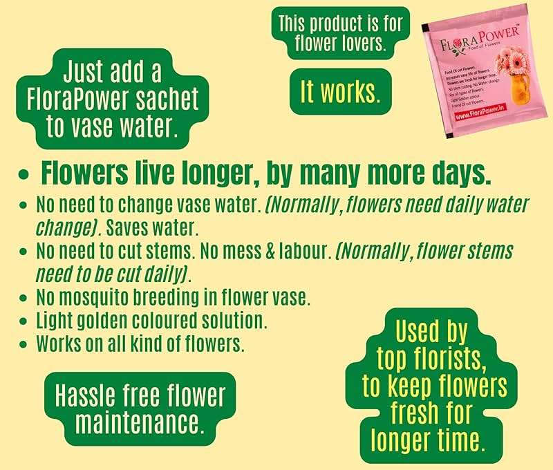 FloraPower - Food of Flowers, Flower food (bags, 10 pieces) - Image 5