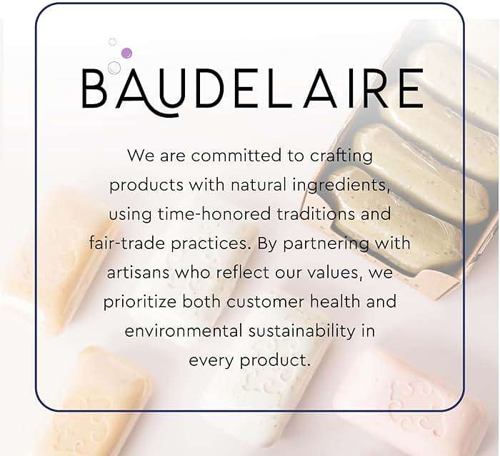 Baudelaire Exfoliating Sea Loofa Soap - Natural Fragrance - Hydrating & Moisturizing Triple-Milled Luxury, 5 oz (Pack of 6) - Image 8