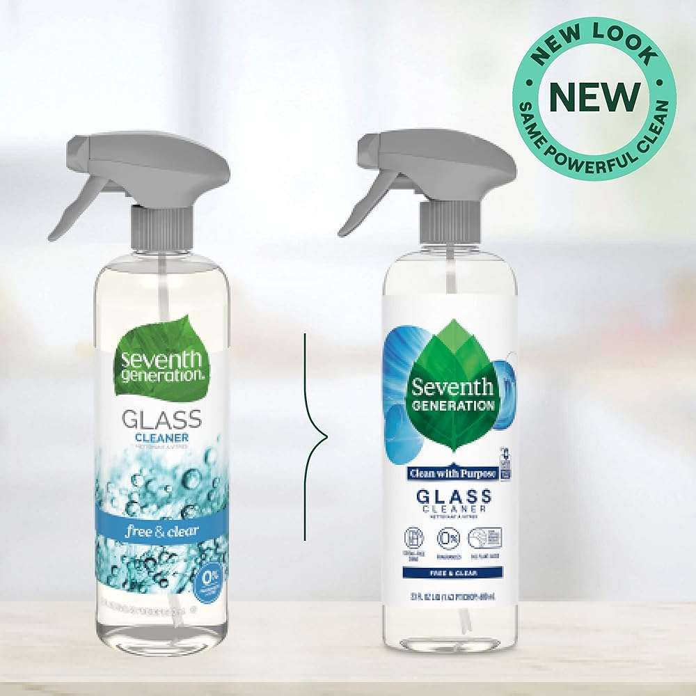 Seventh Generation Glass Cleaner, Free & Clear, 23 fl oz - Image 3