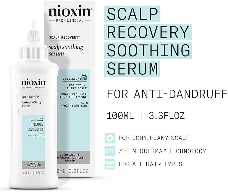 Nioxin Scalp Recovery System Scalp Soothing Serum | With Pyrithione Zinc and Green Tea Extracts | 3.38 Fl Oz - Image 3