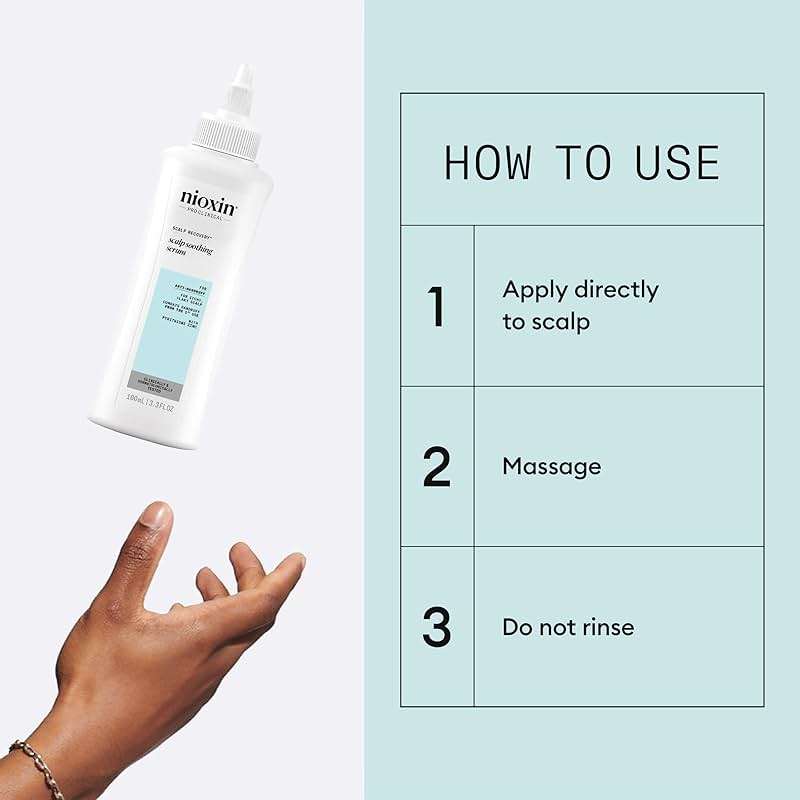 Nioxin Scalp Recovery System Scalp Soothing Serum | With Pyrithione Zinc and Green Tea Extracts | 3.38 Fl Oz - Image 6