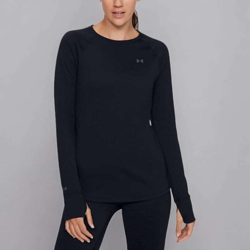 Under Armour Women's ColdGear® Base 4.0 Crew XL Black - Image 7