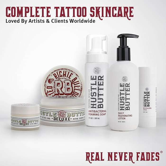 Hustle Bubbles Tattoo Aftercare Tattoo Soap - Dermatologist Tested Cleanser To Clean New Tattoos & Piercings - Essential Body Art Supplies 7oz - Image 7