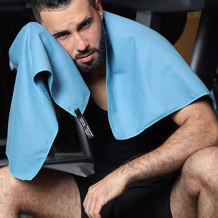 Rainleaf Microfiber Towel Perfect Travel & Gym & Camping Towel. Quick Dry - Super Absorbent - Ultra Compact - Lightweight. Suitable for Trip, Beach, Shower, Backpacking, Pool - Image 5