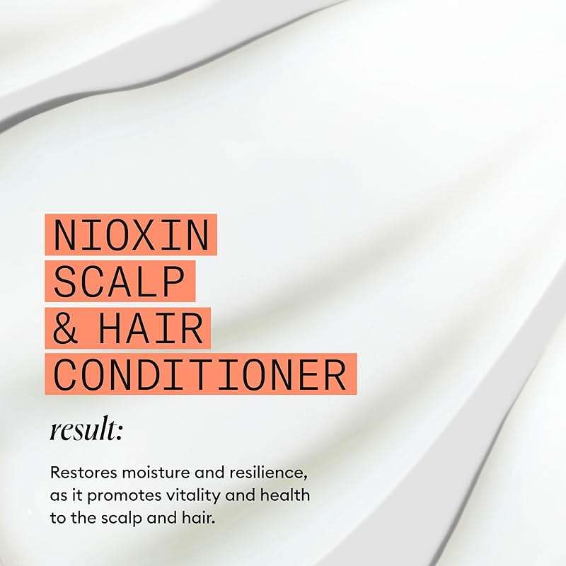 Nioxin System 4 Scalp + Hair Thickening Conditioner For Colored, Dry, & Damaged Hair with Progressed Thinning Maintain Vibrant Color Nourish & Boost Hair Density with Niacinamide & Biotin - Image 8