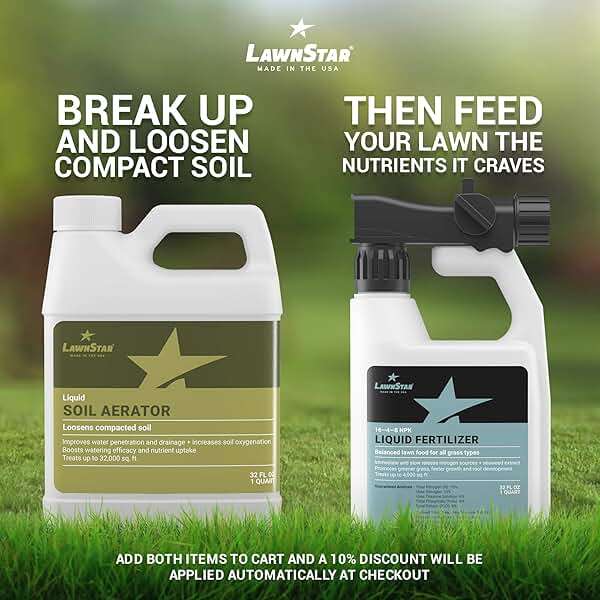 Liquid Lawn Aerator (32 fl oz) - Loosens & Conditions Compacted Soil - Alternative to Core and Mechanical Aeration - Improves Water Penetration & Drainage + Soil Oxygenation - American Made - Image 6