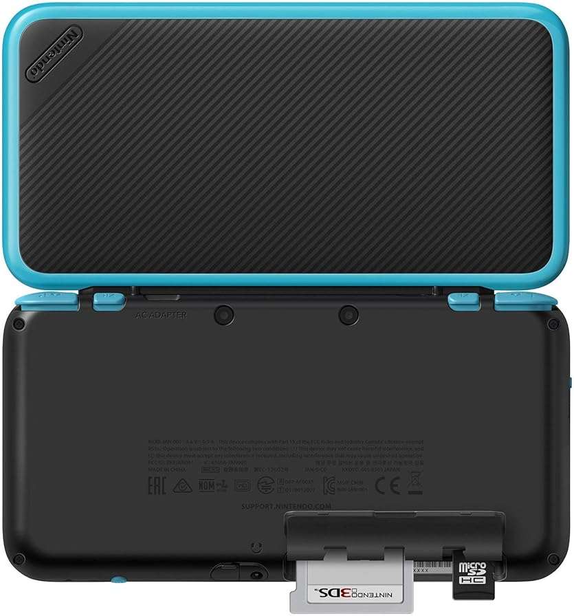 Nintendo New 2DS XL - Black + Turquoise (Renewed) - Image 7