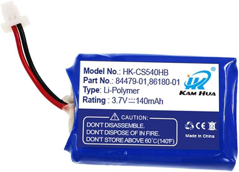 KH KAM HUA CS540, C054 Battery Replacement, 84479-01, 86180-01 Battery for Plantronics CS540, C054 Headset, - Image 5