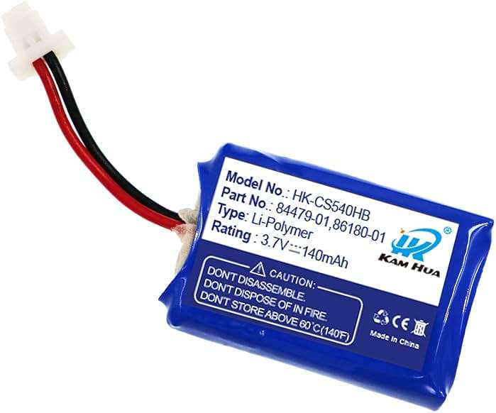 KH KAM HUA CS540, C054 Battery Replacement, 84479-01, 86180-01 Battery for Plantronics CS540, C054 Headset, - Image 6