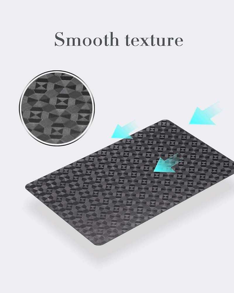 BIERDORF Diamond Waterproof Black Playing Cards, Poker Cards, HD, Deck of Cards (Black) - Image 7