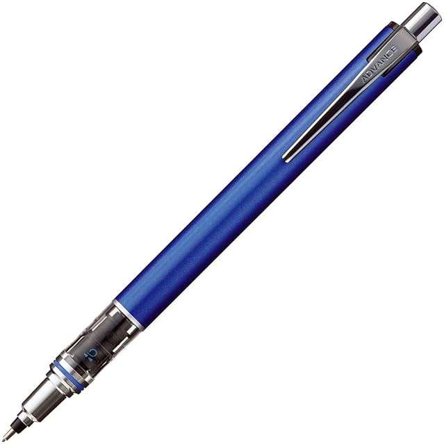 Uni Mechanical Pencil, Kuru Toga Advance, 0.7mm, Navy (M75591P.9) - Image 1