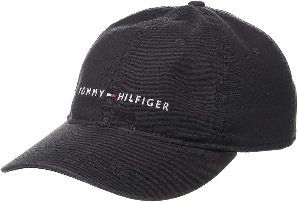 Tommy Hilfiger Men's Cotton Logo Adjustable Baseball Cap - Image 1