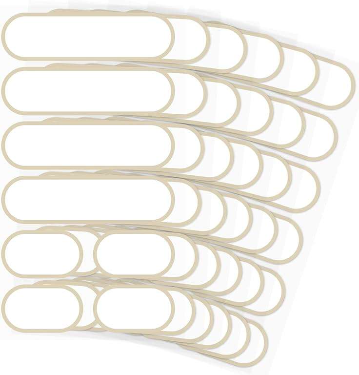 Waterproof Kitchen Labels for OXO POP Food Storage Containers and Home Organization, Pack of 64 - Image 1