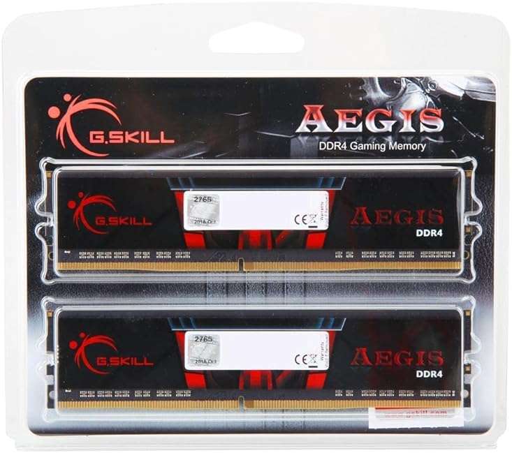 G.SKILL AEGIS Series DDR4 RAM 32GB (2x16GB) 2666MT/s CL19-19-19-43 1.20V Intel AMD Desktop Computer Memory U-DIMM (F4-2666C19D-32GIS) - Image 3