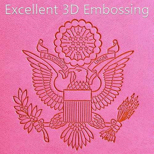 Passport Holder Cover Wallet RFID Blocking Leather Card Case Travel Accessories for Women Men (Pink) - Image 8