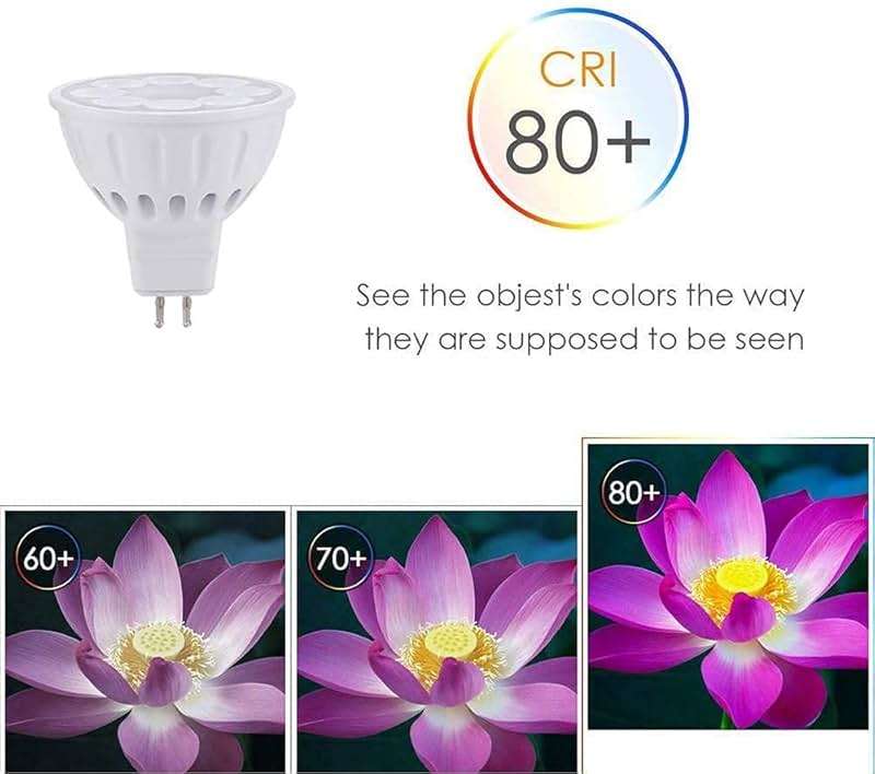 Makergroup MR16 LED Bulbs, Landscape Low Voltage Spotlights, 35W/50W Halogen Replacements. 5W Warm White 2700K-3000K 12V Gu5.3 Bi-pin Base for Outdoor Accent Lighting Indoor Track Lights 6-Pack - Image 8