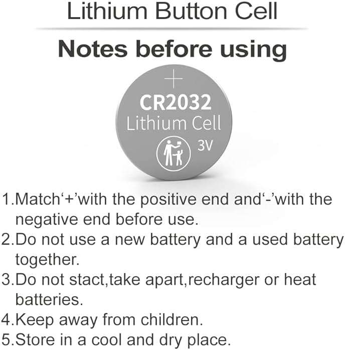 40 Pack CR2032 Batteries, 3V Lithium Coin Battery for Small Electronic Devices, 5 Year Shelf Life - Image 4