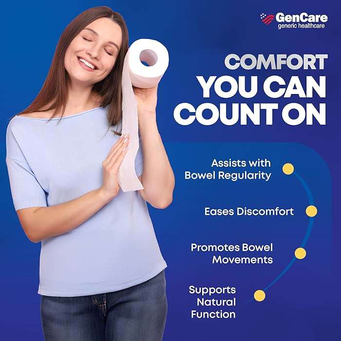 GenCare Senna Laxative 600 Tablets Senna 8.6mg Tablets with Natural Sennosides | Laxatives for Constipation, Bloating, Gas & Irregularity Relief. Safe & Effective | Generic for Senokot - Image 4