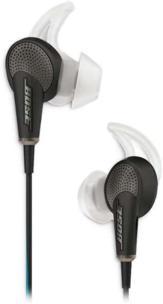 Bose 718840-0010 QuietComfort 20 Acoustic Noise Cancelling Headphones, Samsung and Android Devices, Black (Renewed) - Image 1