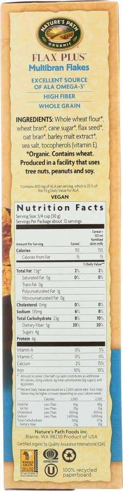 (NOT A CASE) Organic Flax Plus Multibran Flakes Cereal - Image 5