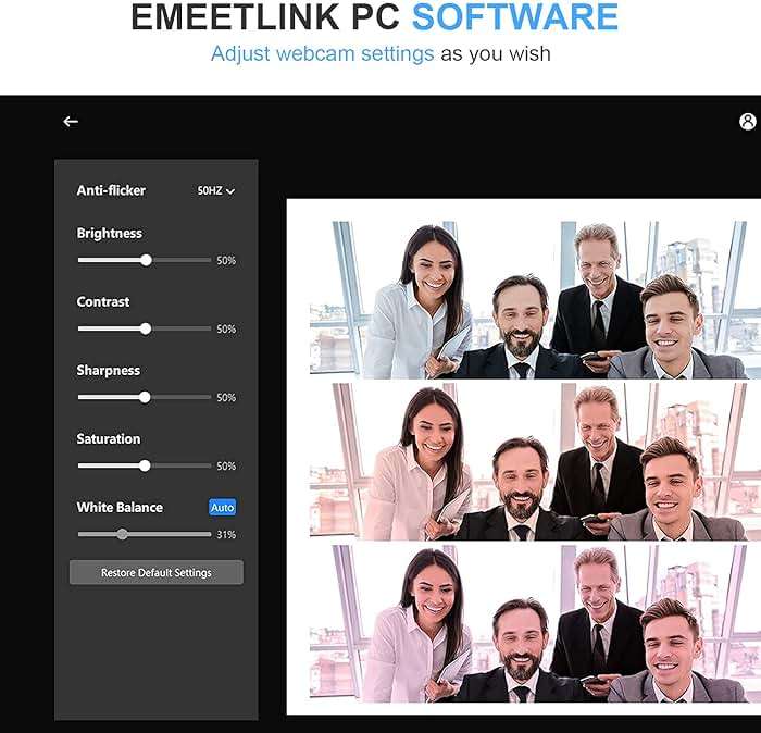 EMEET 1080P Webcam with Microphone, C960 Web Camera, 2 Mics Streaming Webcam, 90°FOV Computer Camera, Plug and Play USB Web Cam for Online Calling/Conferencing, Zoom/Teams/Facetime/YouTube, Laptop/PC - Image 6