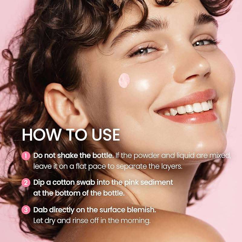 NEOGEN A-Clear Soothing Pink Eraser, Spot Care, Blemish Care, Korean Skin Care, Pink Pimple Drying Power, Calamine Powder, Nighttime Spot for Face and Skin (0.50 Fl Oz) - Image 6